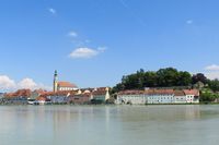 Athletic cycling on Danube river