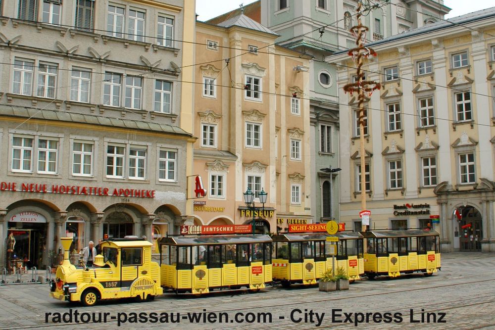 Radtour Passau-Wien - City-Express Linz