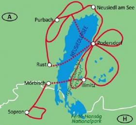 Lake Neusiedl - based in 1 hotel - map
